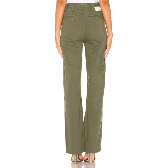 Re/Done Miltary Fatigue Surplus Army Green High Waisted Cargo Pants Size 25 - Picture 4 of 13